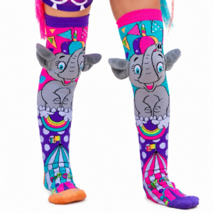 Meia Divertida 3D Menina – Elefante